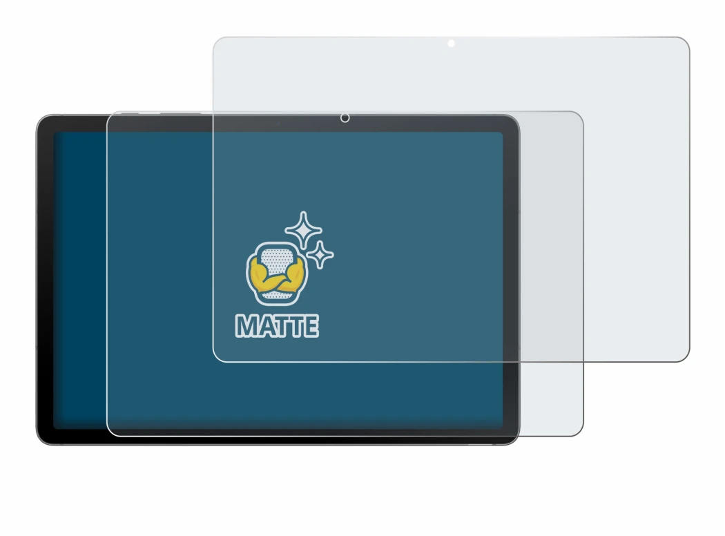 Image de l'appareil Samsung Galaxy Tab S10 Lite avec une grande variété de protections d'écran.