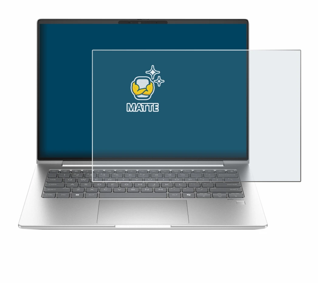 Image de l'appareil HP EliteBook 655 G11 avec une grande variété de protections d'écran.