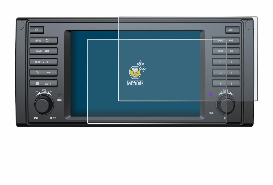 Image de l'appareil Eonon E39A12S avec une grande variété de protections d'écran.