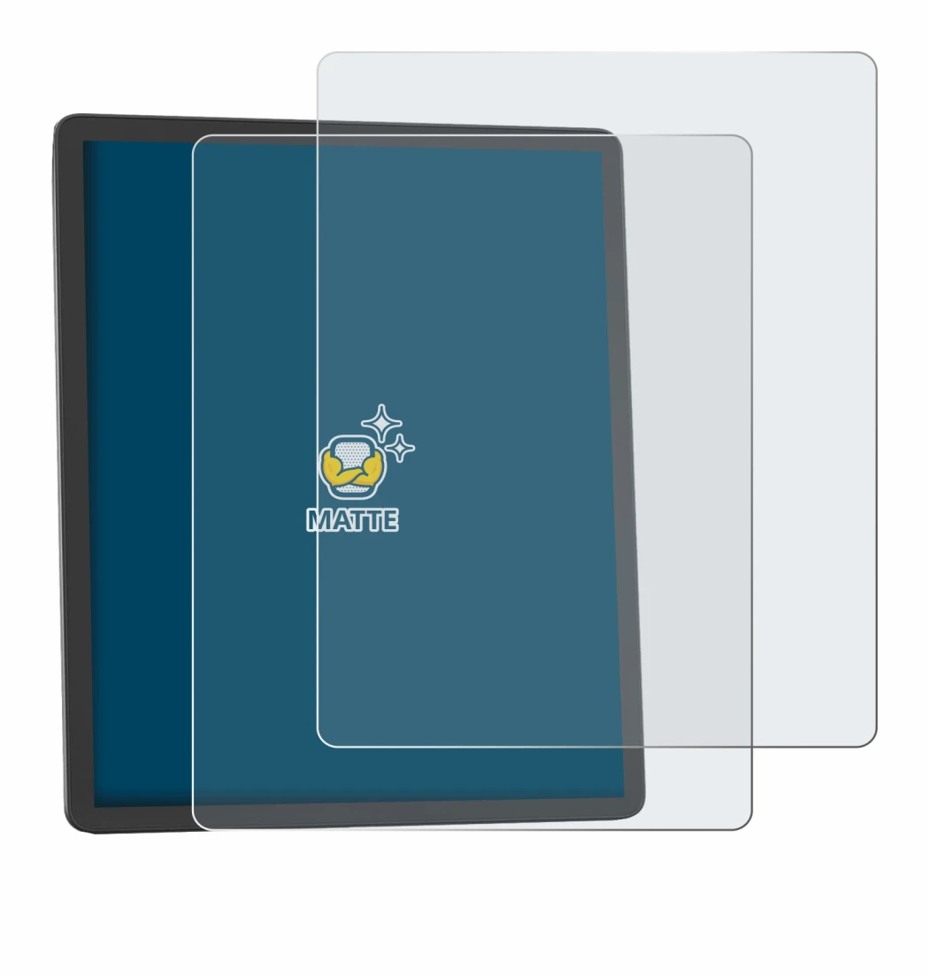 Image de l'appareil Amazon Kindle Scribe 2025 avec une grande variété de protections d'écran.