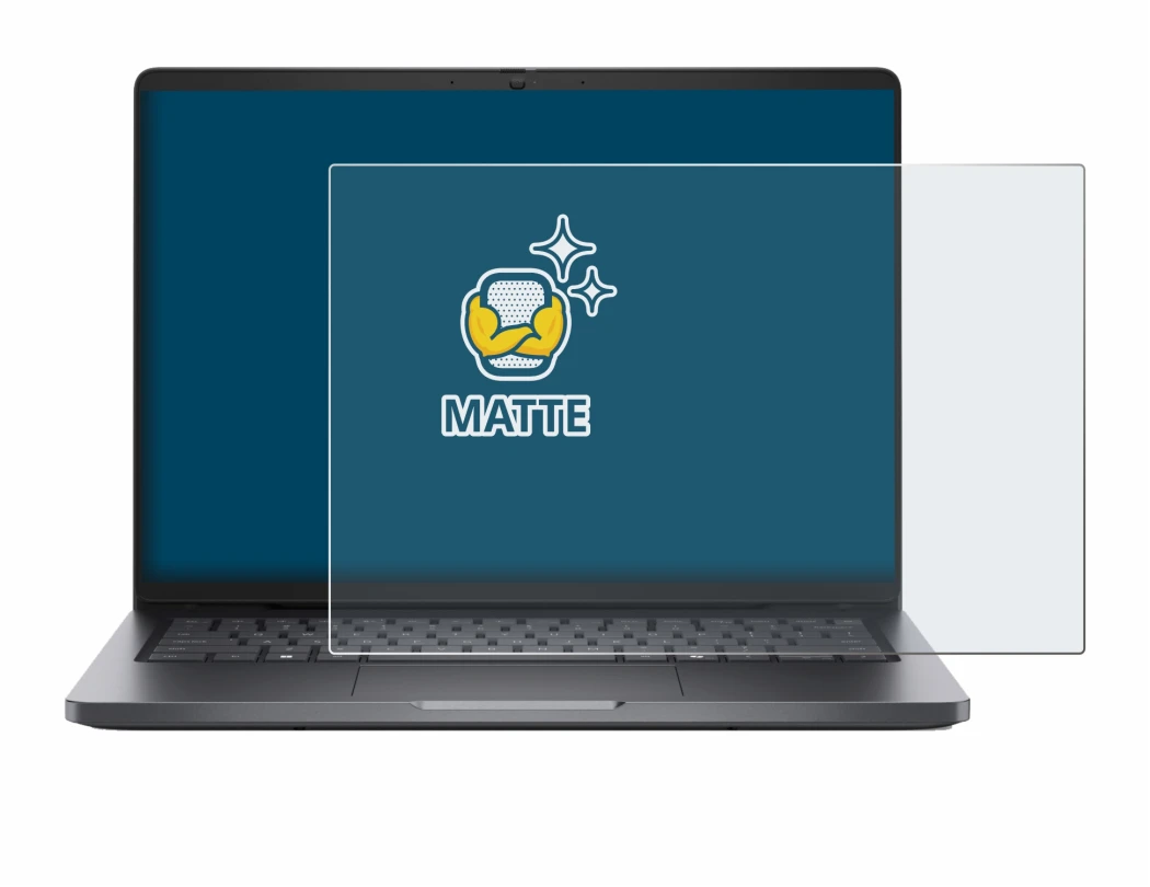 Image de l'appareil Dell Pro 14 avec une grande variété de protections d'écran.