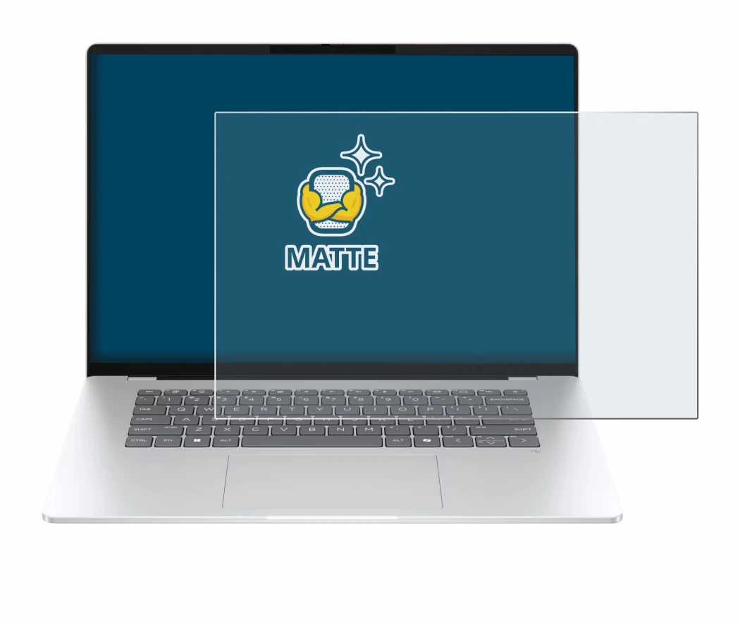 Image de l'appareil HP OmniBook 5 16 avec une grande variété de protections d'écran.