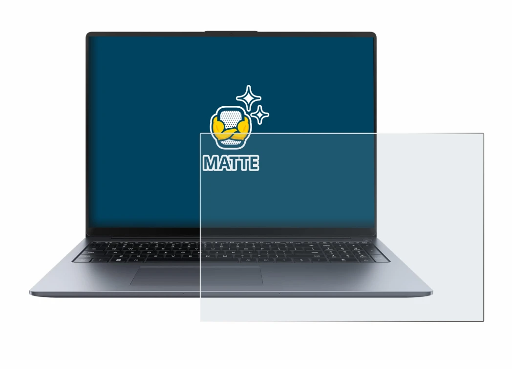 Image de l'appareil Huawei MateBook D 16 2024 avec une grande variété de protections d'écran.