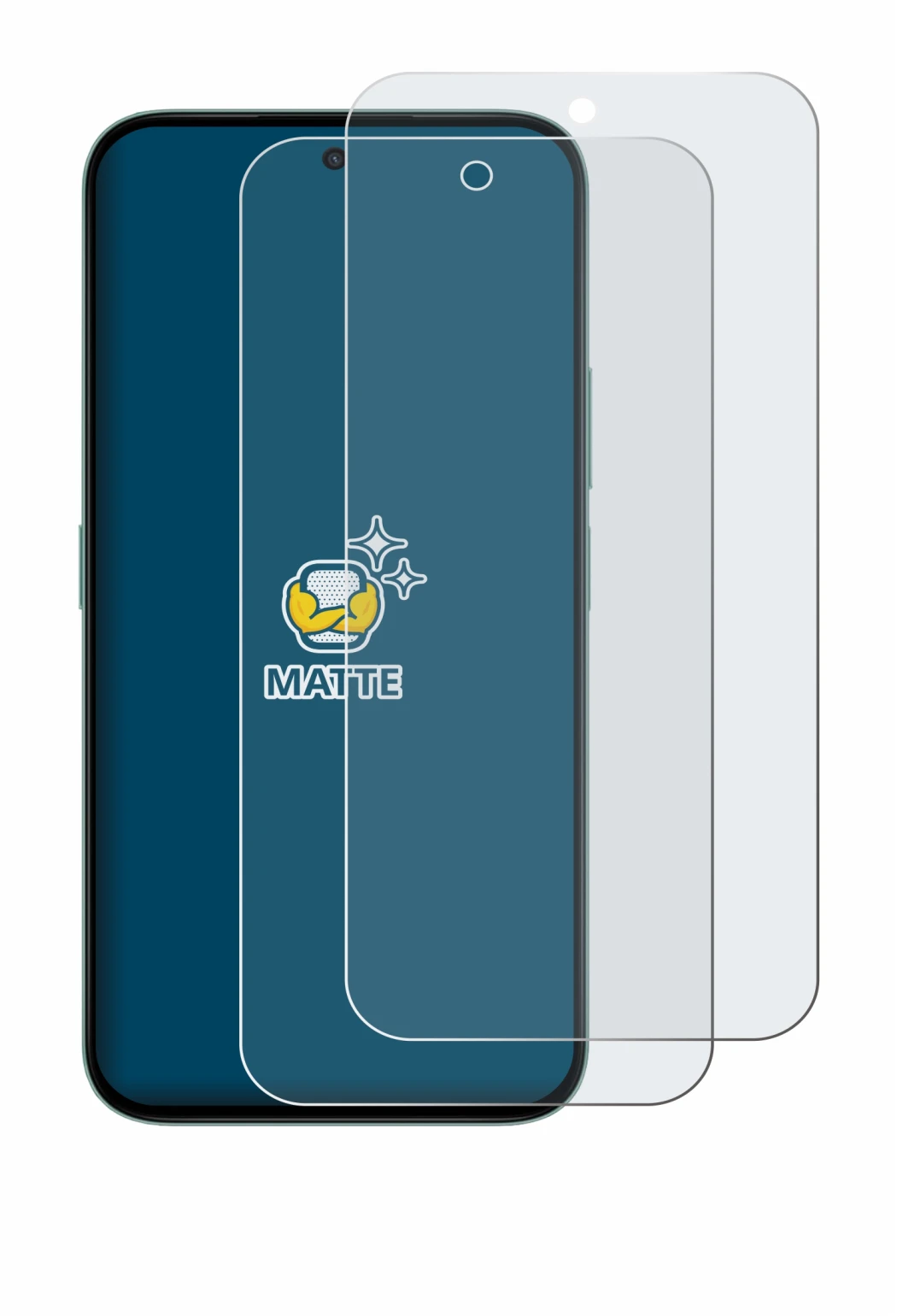 Image de l'appareil Honor X6c avec une grande variété de protections d'écran.