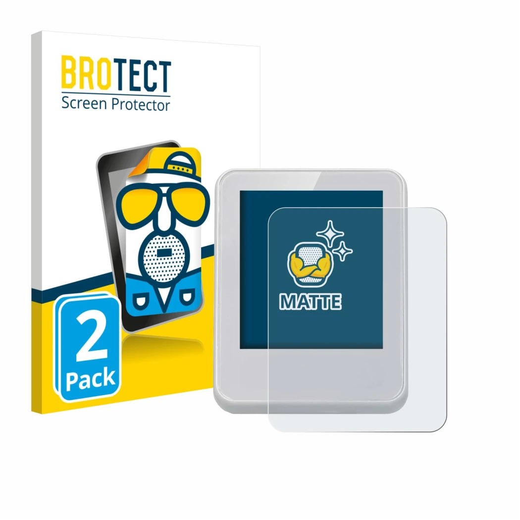 Face avant d’un emballage produit avec le logo de la marque BROTECT. À côté, l’appareil Bresser ClimaTemp Thermomètre d'ambian