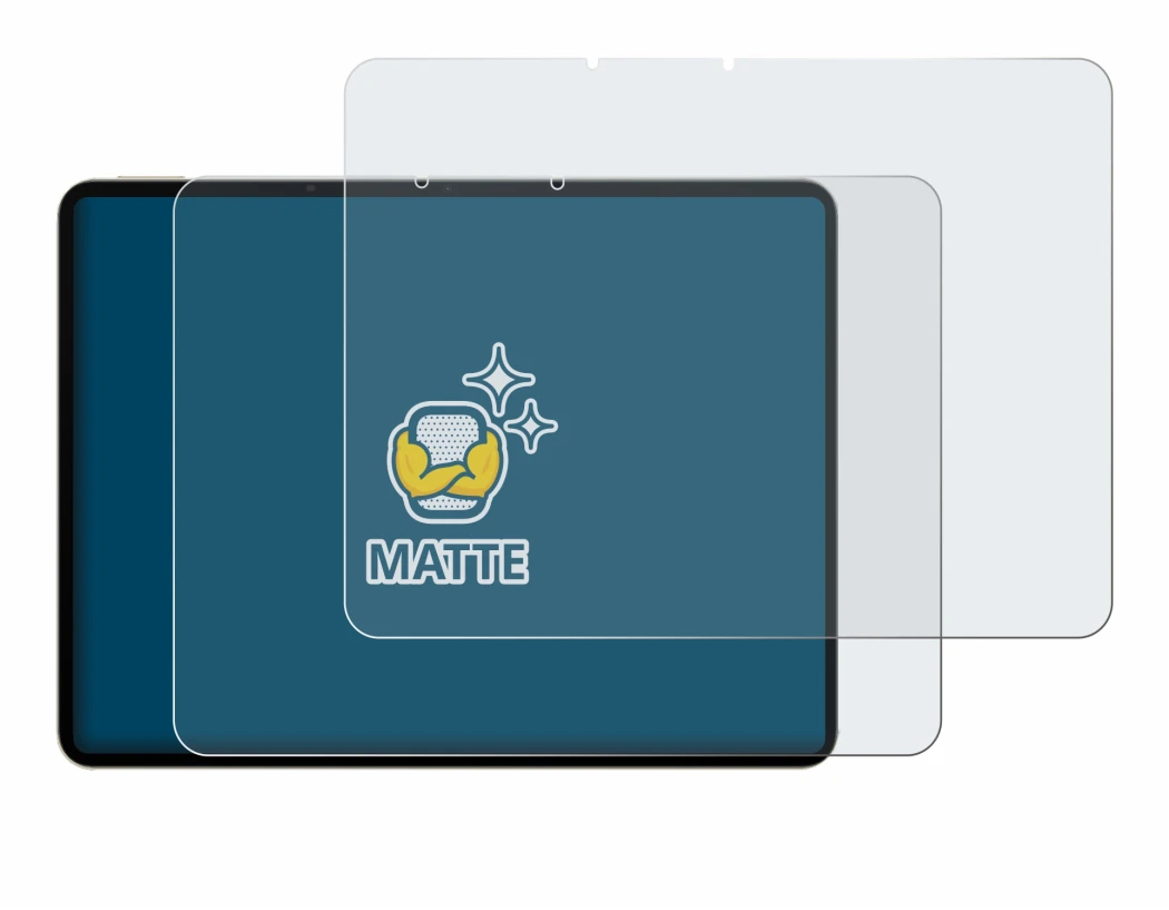 Image de l'appareil realme Pad 3 avec une grande variété de protections d'écran.