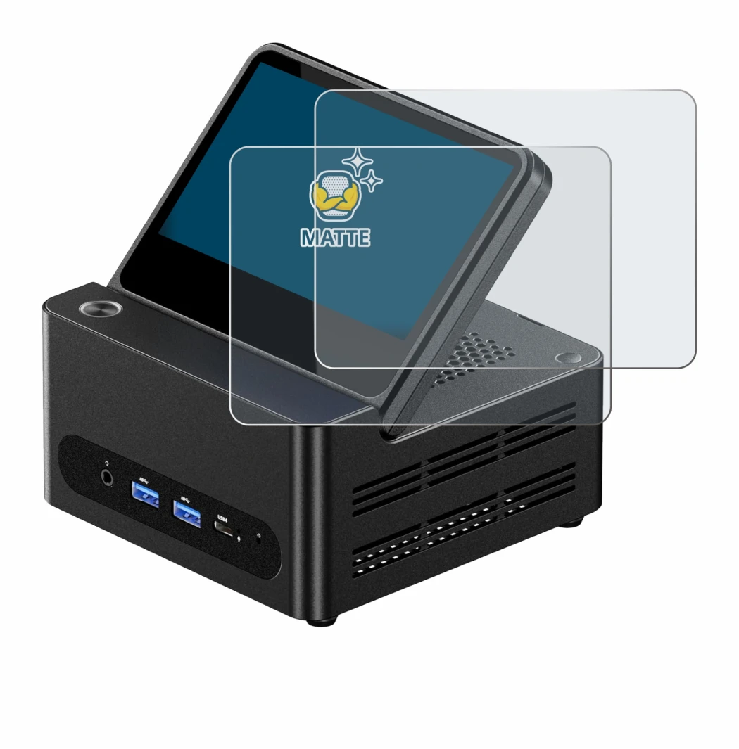 Image de l'appareil AOOSTAR ‎G-FLIP H255 avec une grande variété de protections d'écran.