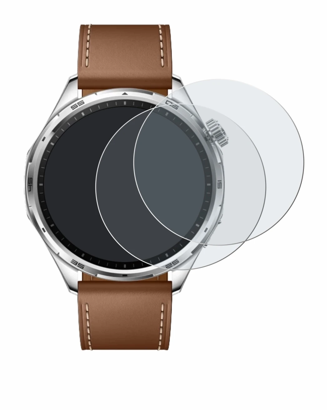 Image de l'appareil Honor Watch 6 avec une grande variété de protections d'écran.
