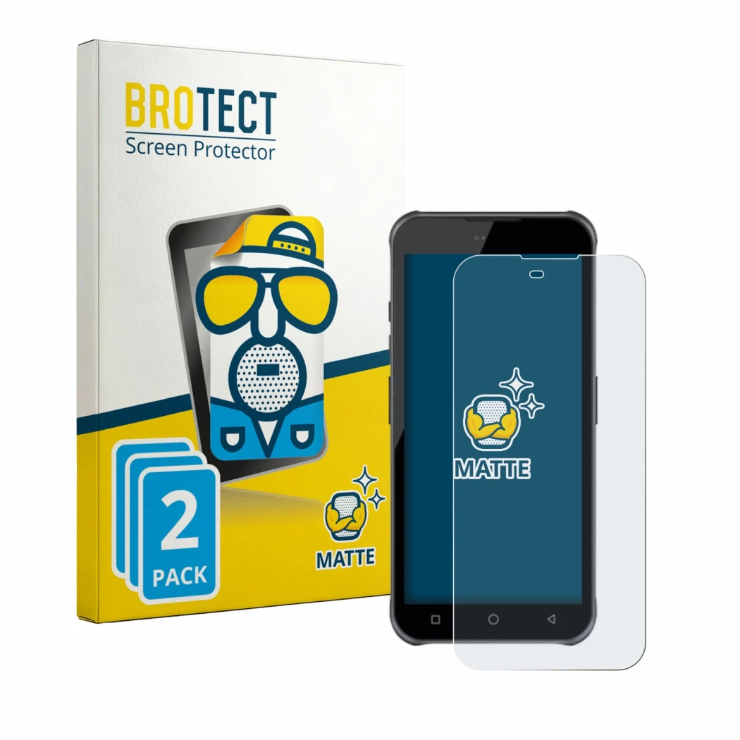Face avant d’un emballage produit avec le logo de la marque BROTECT. À côté, l’appareil Bluebird VF550 est représenté avec la