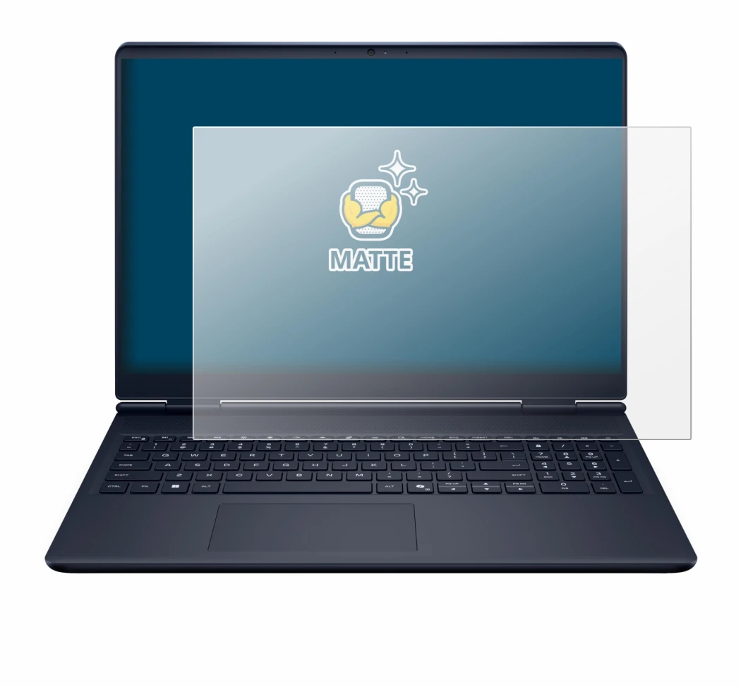 Image de l'appareil Dell Alienware 16 Aurora avec une grande variété de protections d'écran.