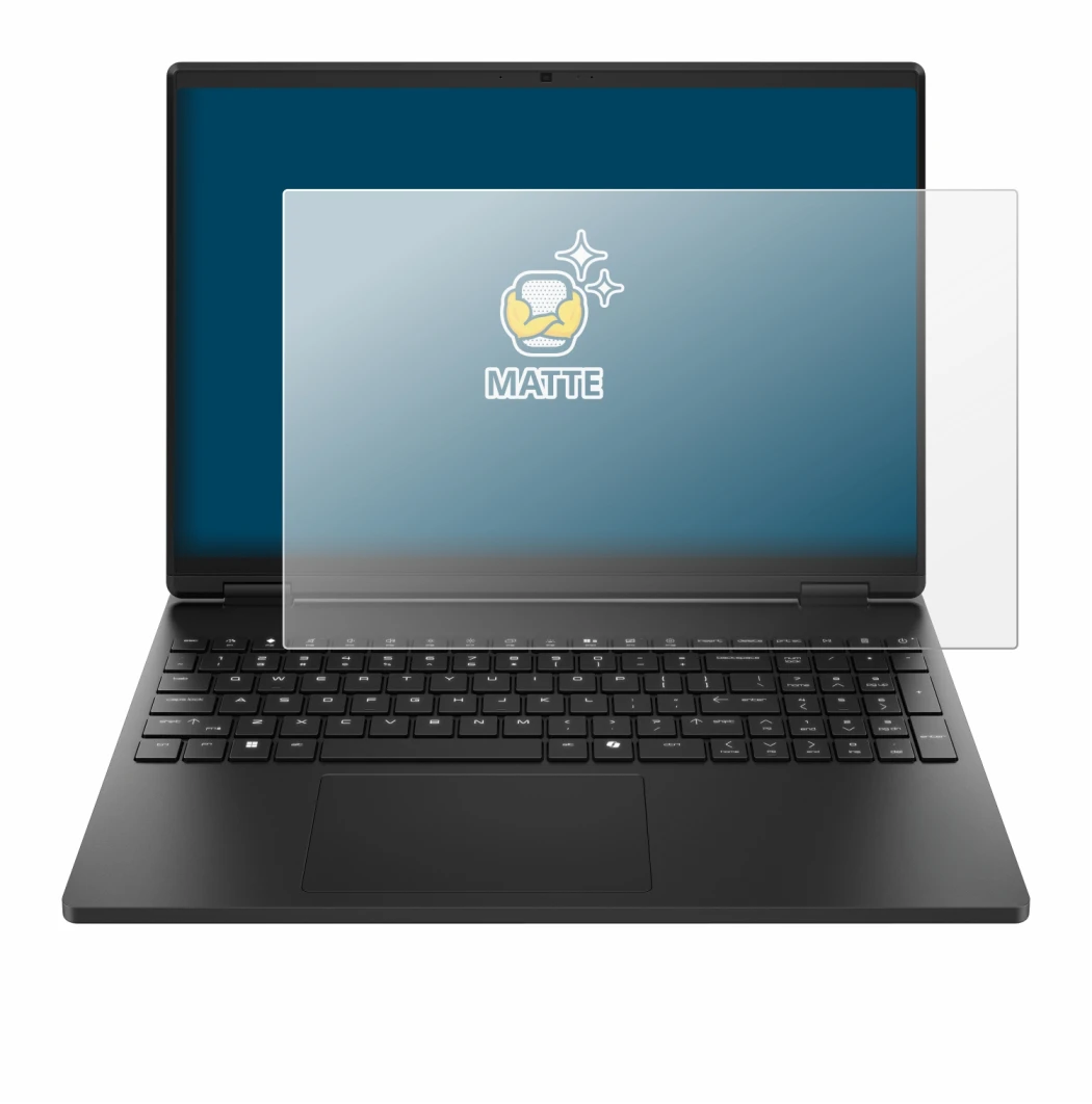 Image de l'appareil HP HyperX OMEN 15 avec une grande variété de protections d'écran.
