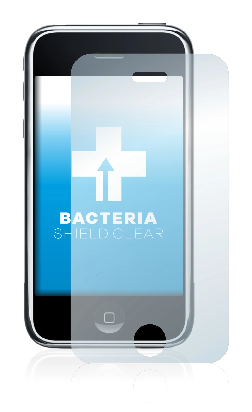 Image de l'appareil Apple iPhone 3G avec une grande variété de protections d'écran.