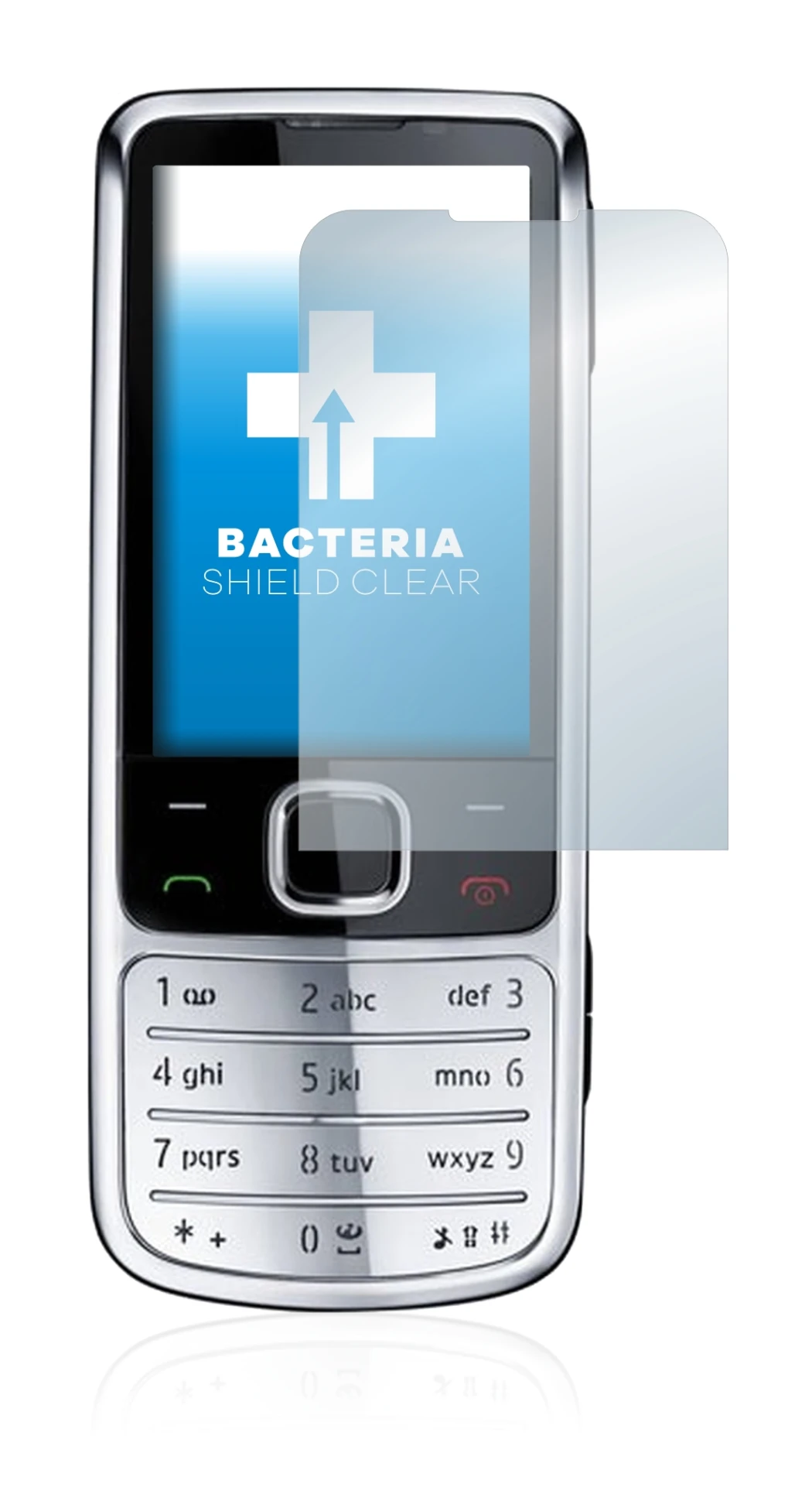 Image de l'appareil Nokia 6700 classic avec une grande variété de protections d'écran.