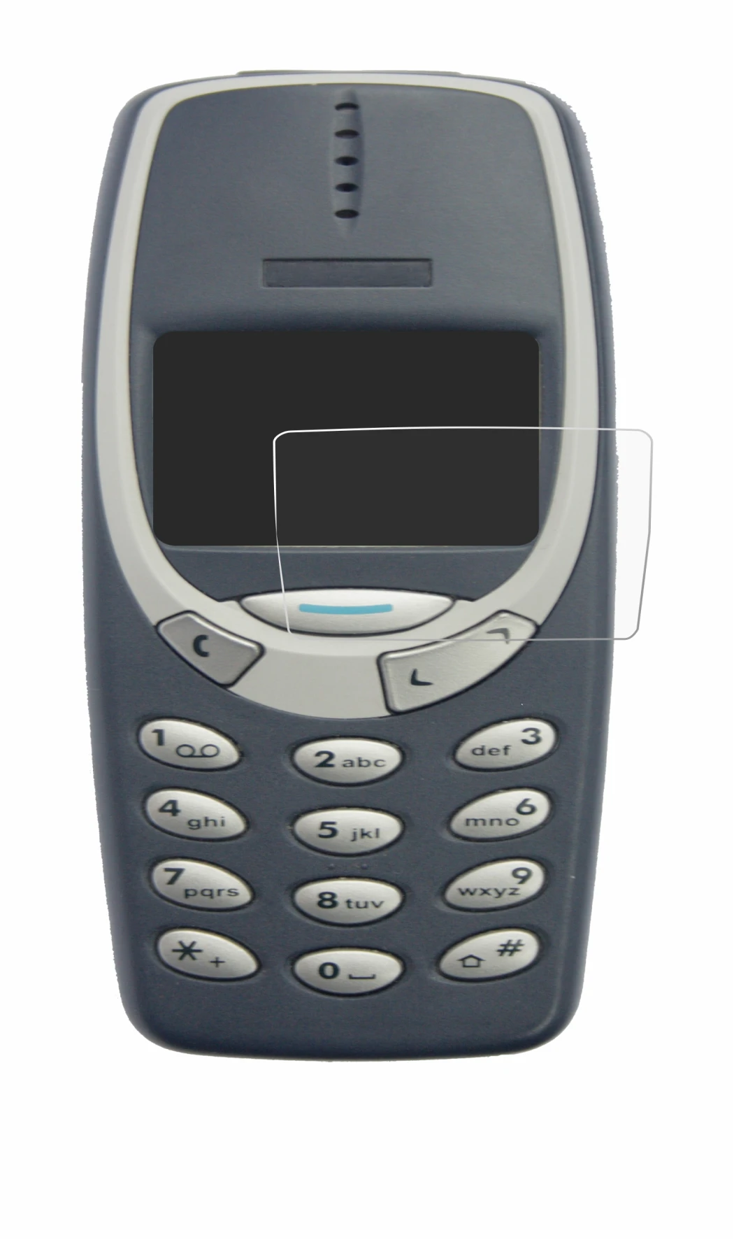 Image de l'appareil Nokia 3310 2011 avec une grande variété de protections d'écran.