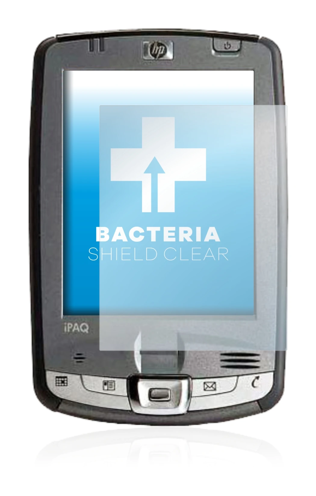 Image de l'appareil HP iPAQ hx2110 avec une grande variété de protections d'écran.