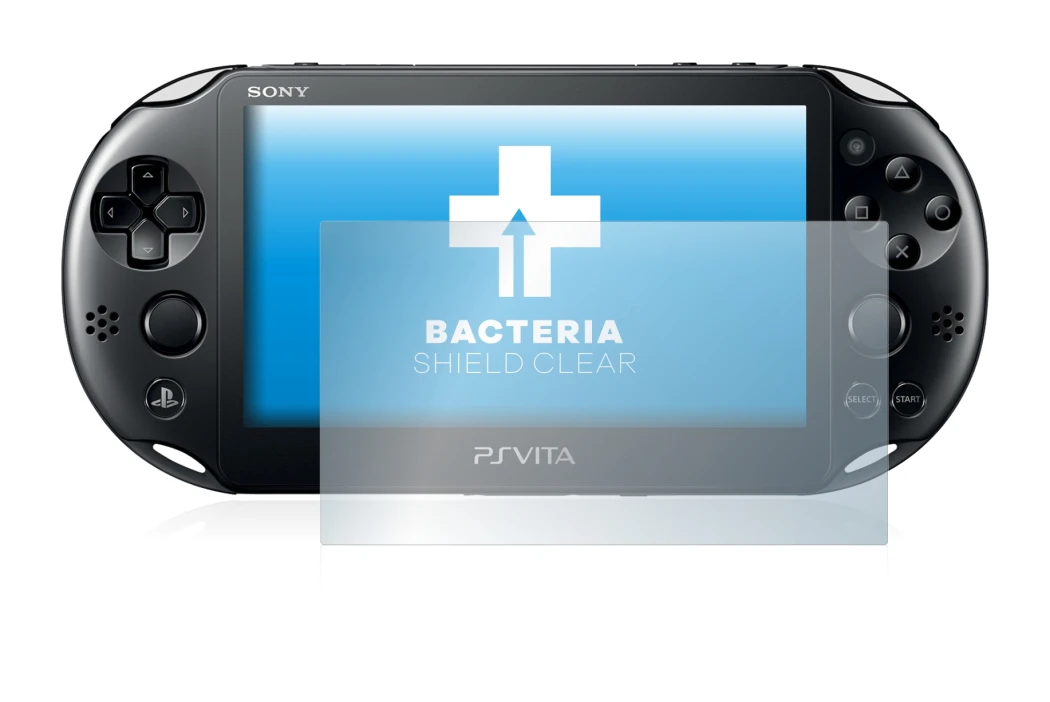 Image de l'appareil Sony Playstation Vita avec une grande variété de protections d'écran.