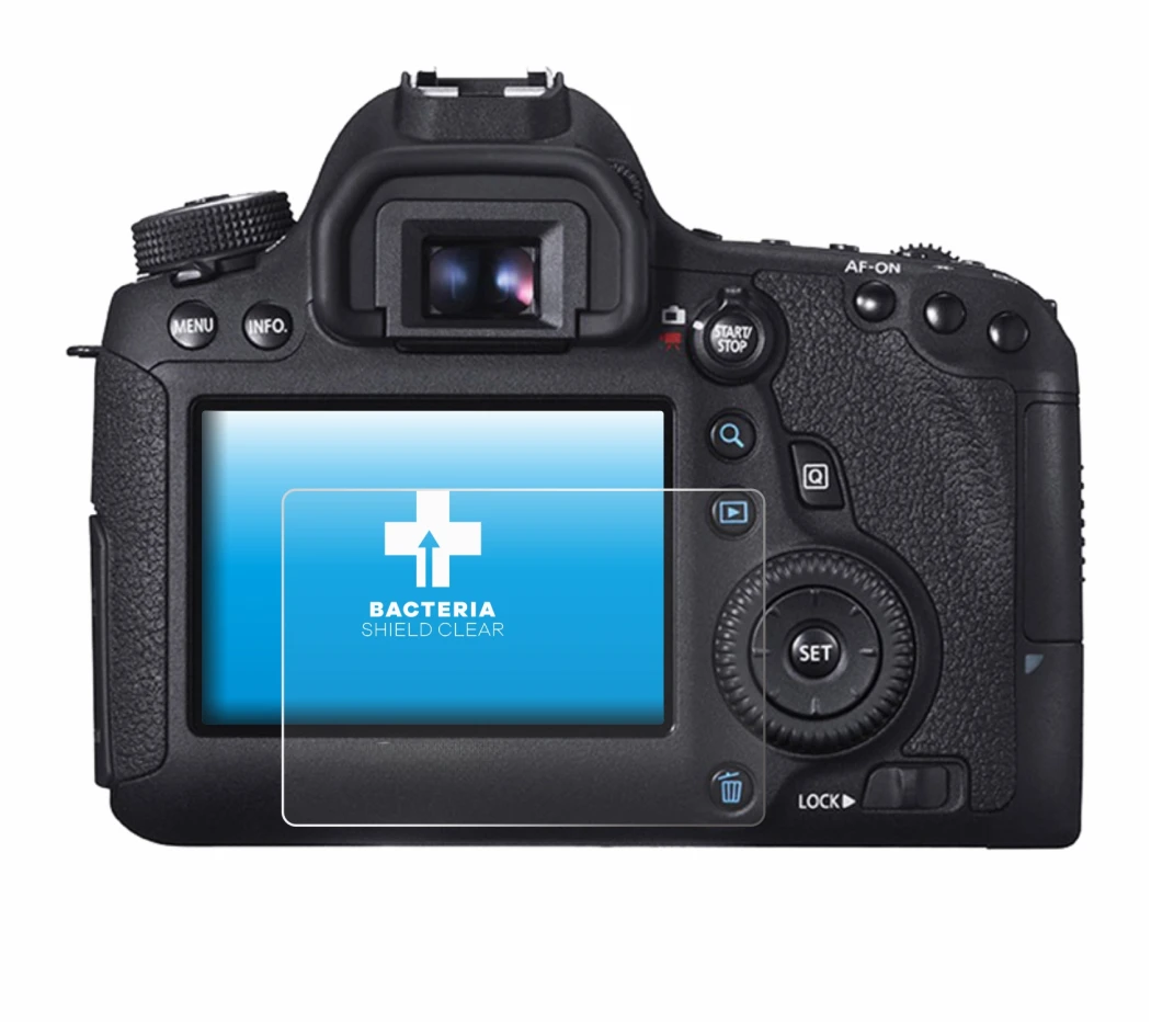 Image de l'appareil Canon EOS 6D avec une grande variété de protections d'écran.