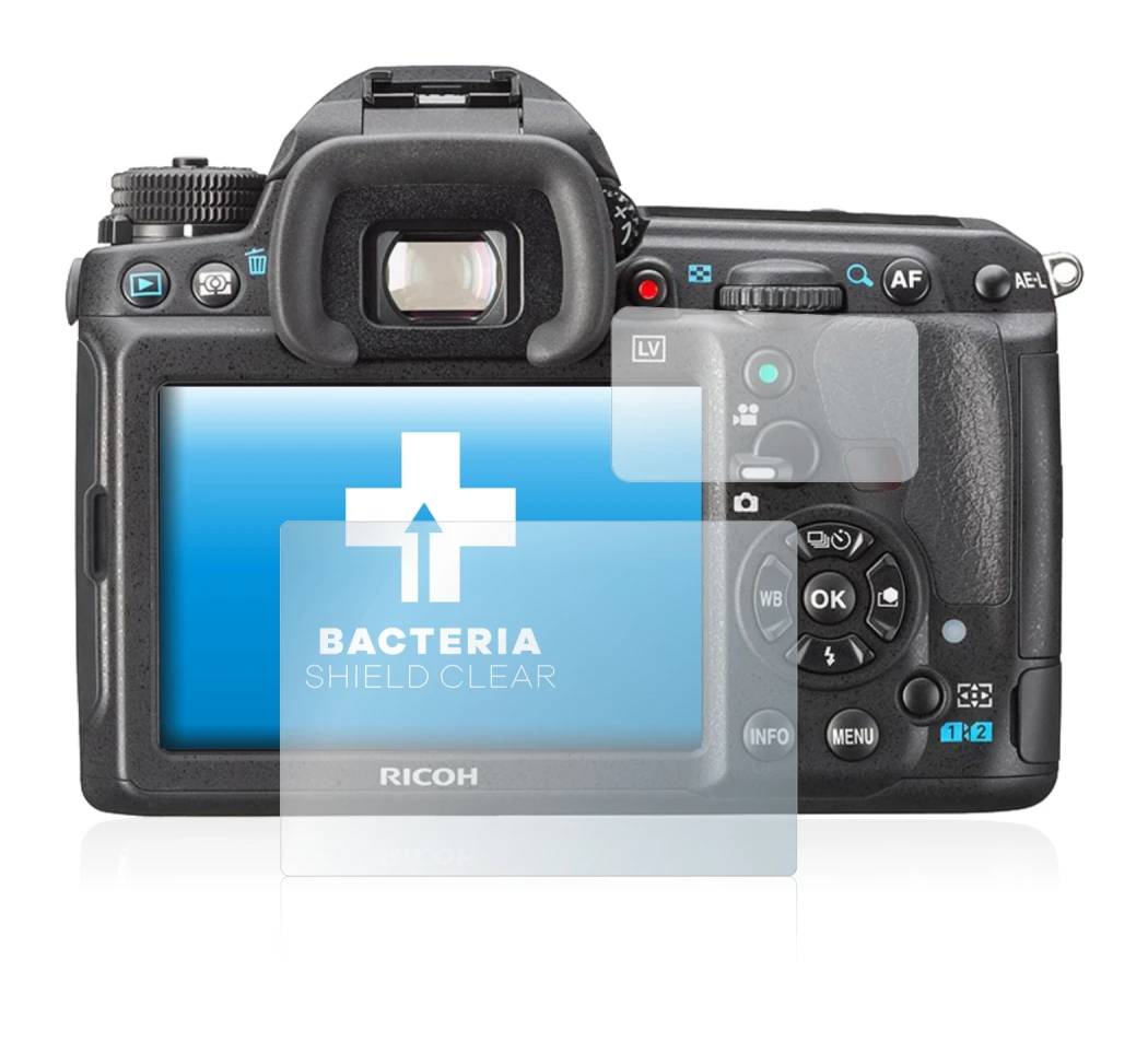 Image de l'appareil Pentax K3, K-3 avec une grande variété de protections d'écran.