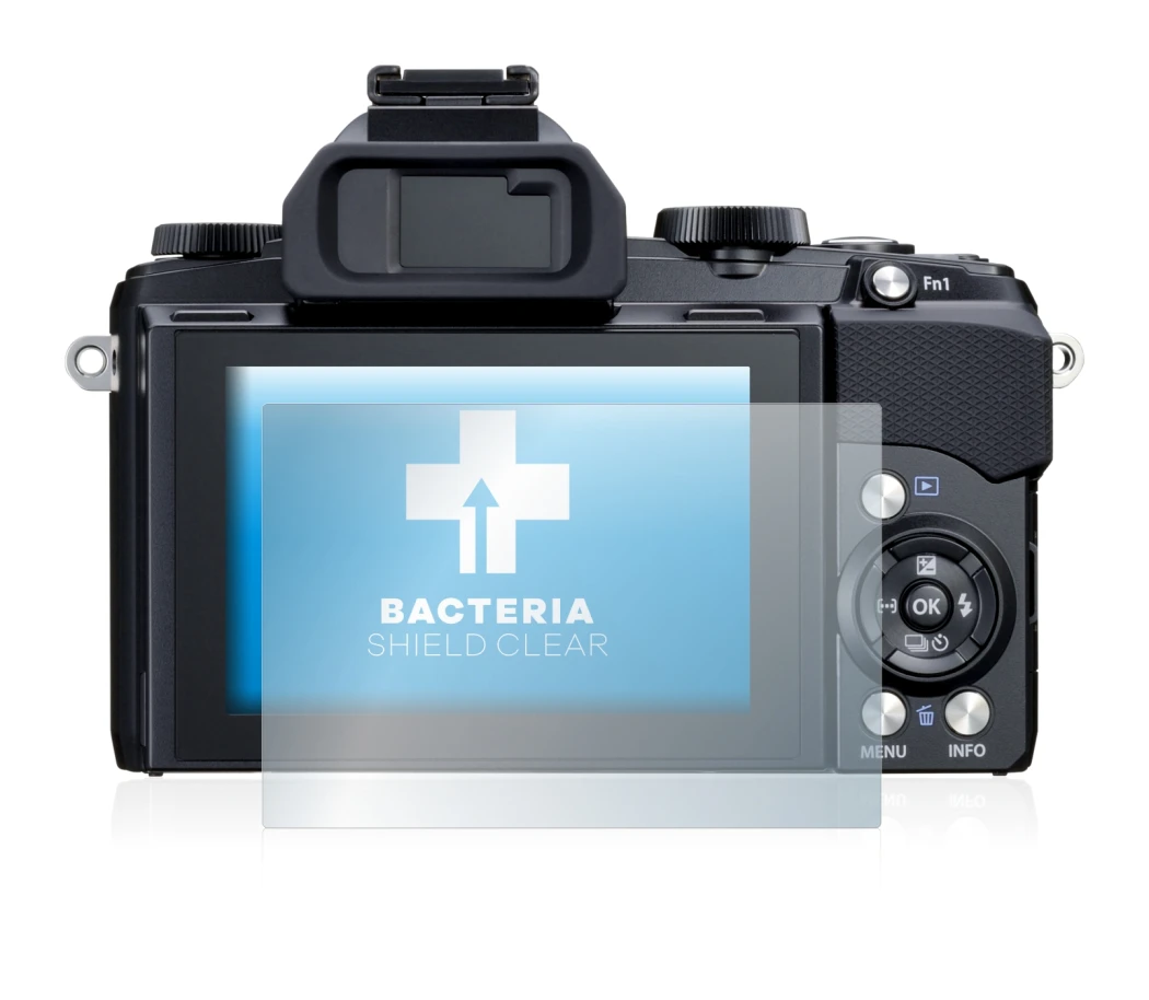 Image de l'appareil Olympus Stylus 1 avec une grande variété de protections d'écran.