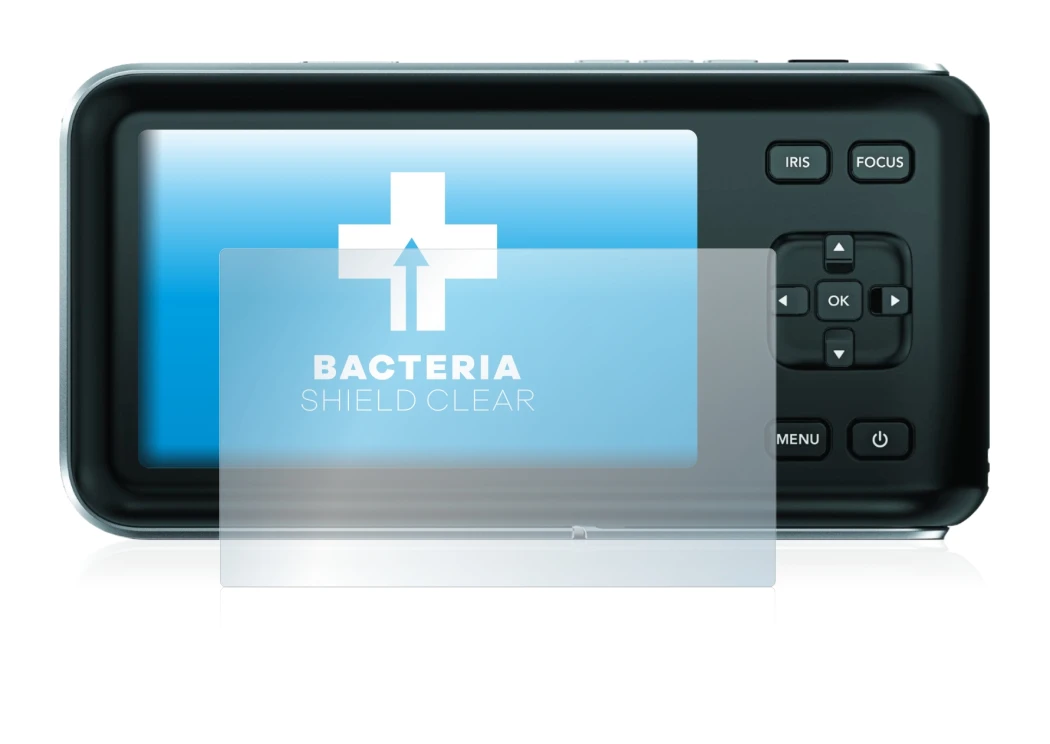 Image de l'appareil Blackmagic Pocket Cinema Camera avec une grande variété de protections d'écran.