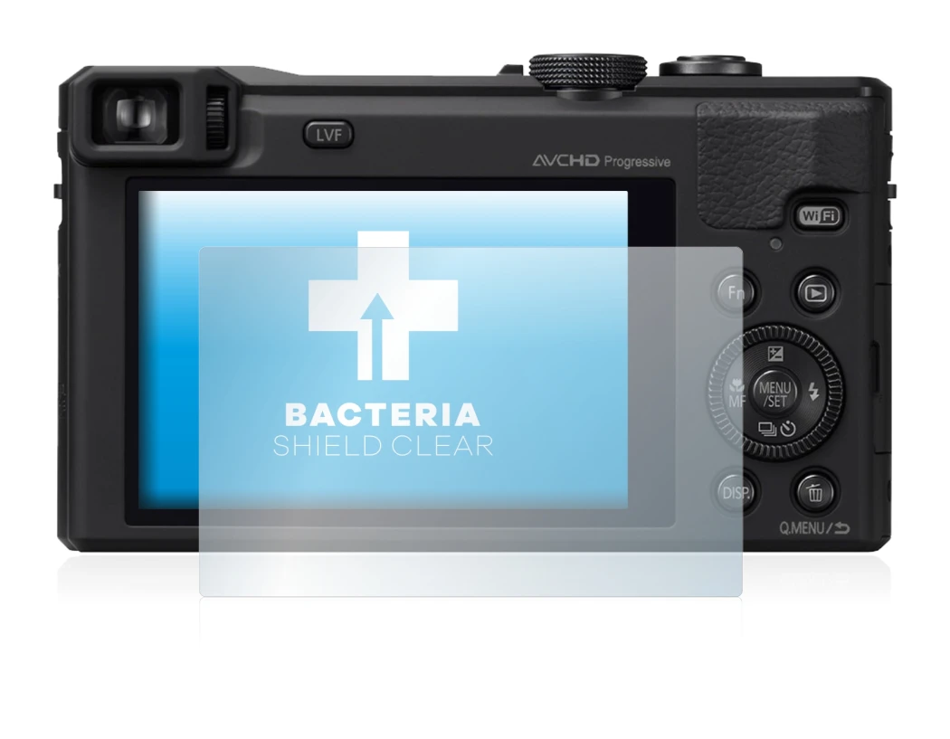 Image de l'appareil Panasonic Lumix DMC-TZ61 avec une grande variété de protections d'écran.