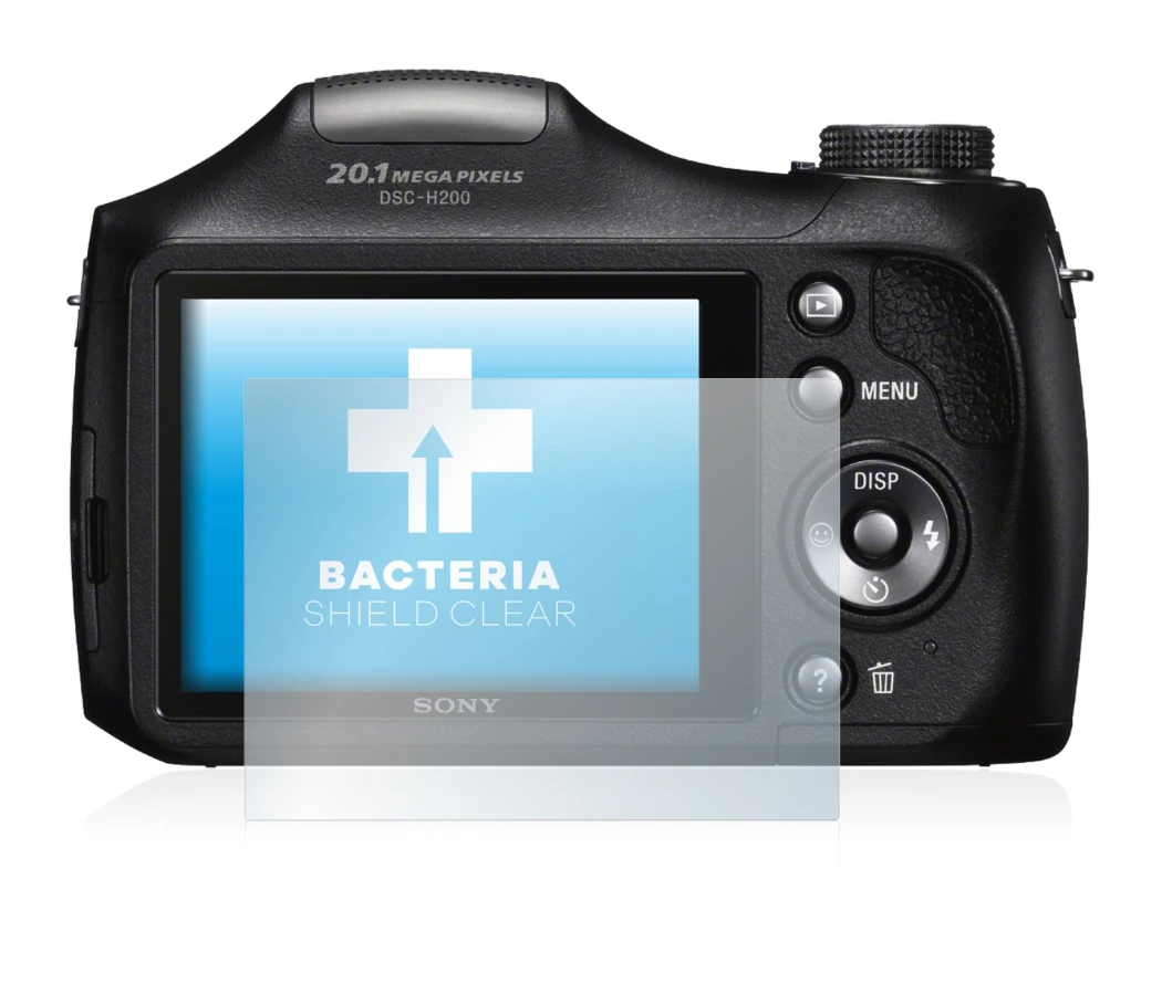 Image de l'appareil Sony Cyber-Shot DSC-H300 avec une grande variété de protections d'écran.