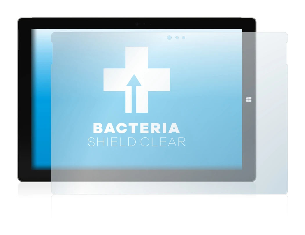 Image de l'appareil Microsoft Surface Pro 3 avec une grande variété de protections d'écran.