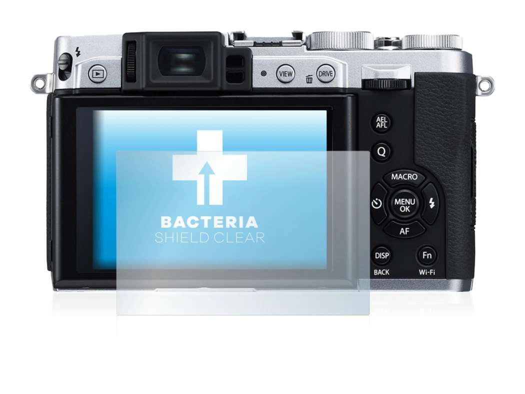 Image de l'appareil Fujifilm X30 avec une grande variété de protections d'écran.