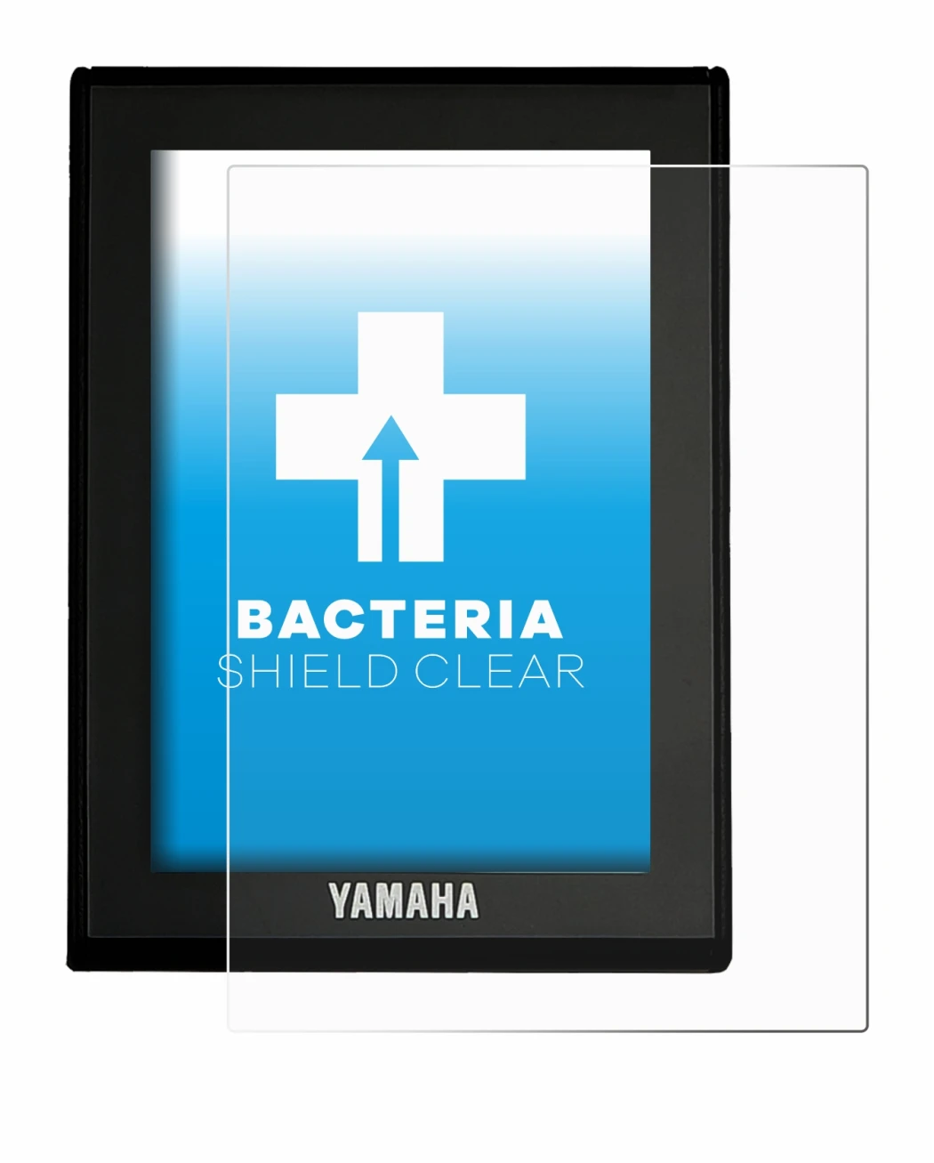 Image de l'appareil Yamaha LCD Display (E-Bike Display) avec une grande variété de protections d'écran.