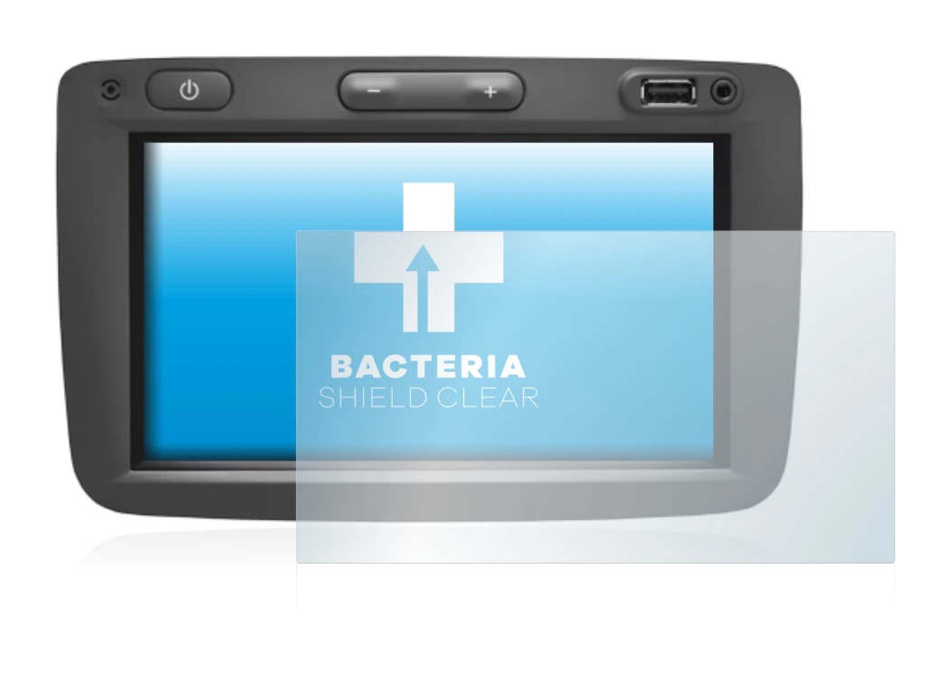 Image de l'appareil Dacia Media Nav avec une grande variété de protections d'écran.