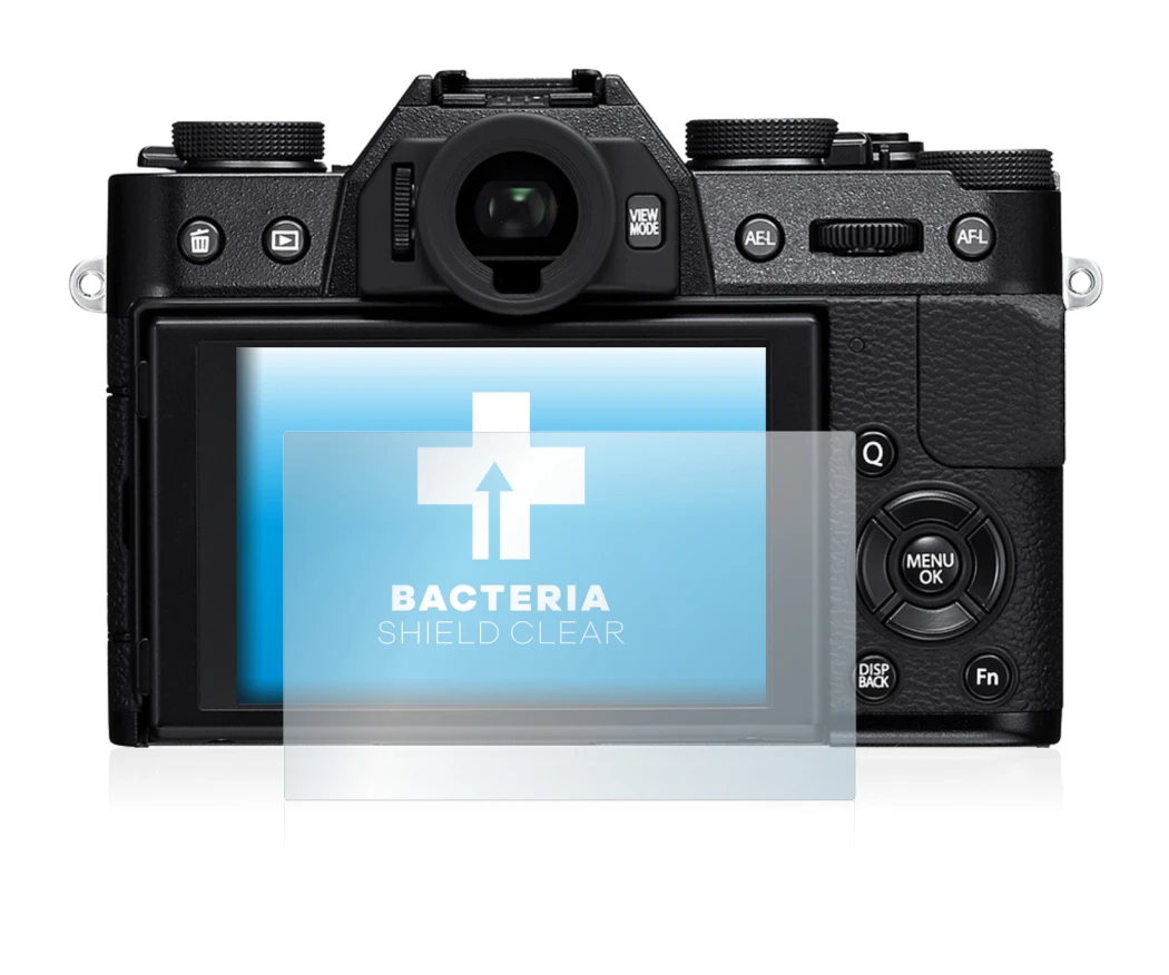 Image de l'appareil Fujifilm X-T10 avec une grande variété de protections d'écran.
