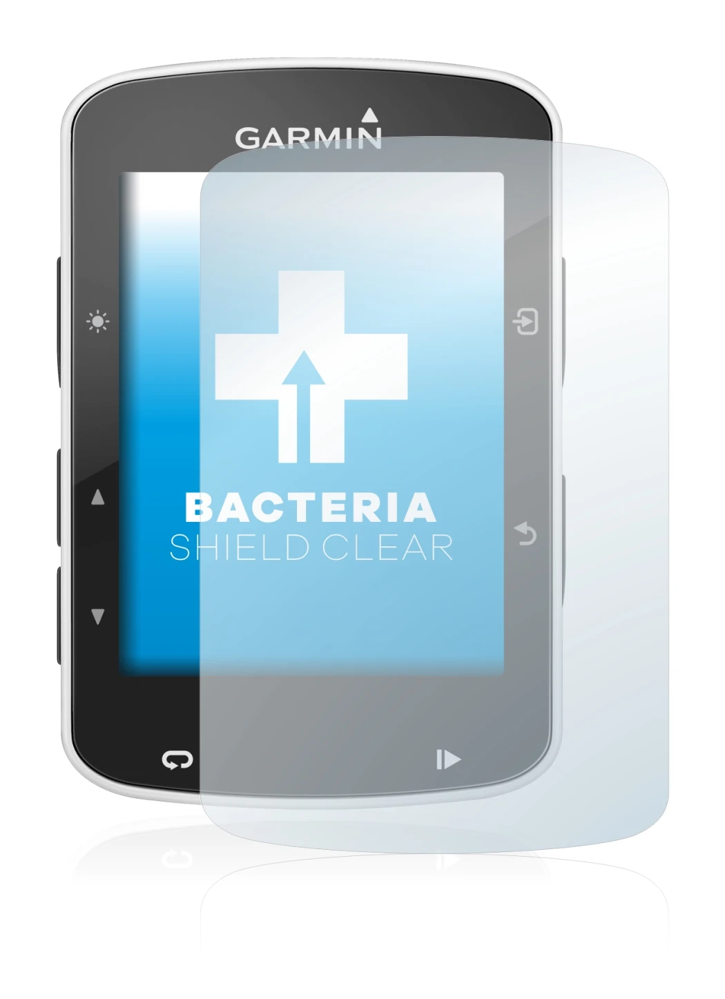 Image de l'appareil Garmin Edge 520 avec une grande variété de protections d'écran.