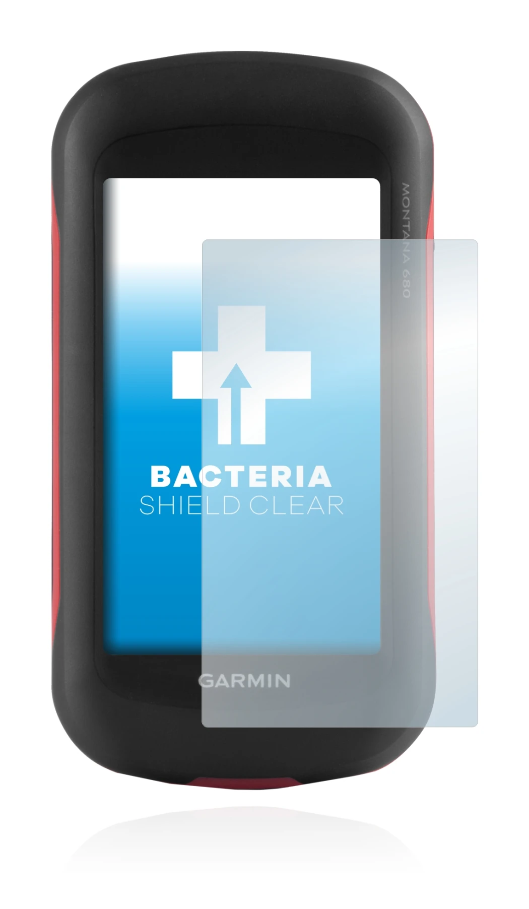 Image de l'appareil Garmin Montana 680 avec une grande variété de protections d'écran.