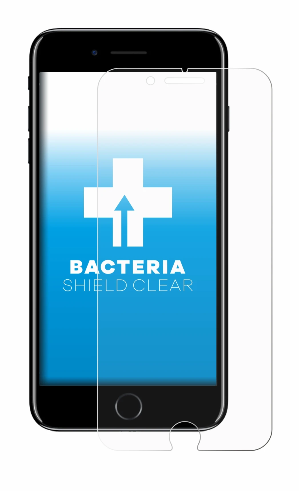 Image de l'appareil Apple iPhone 7 Plus avec une grande variété de protections d'écran.