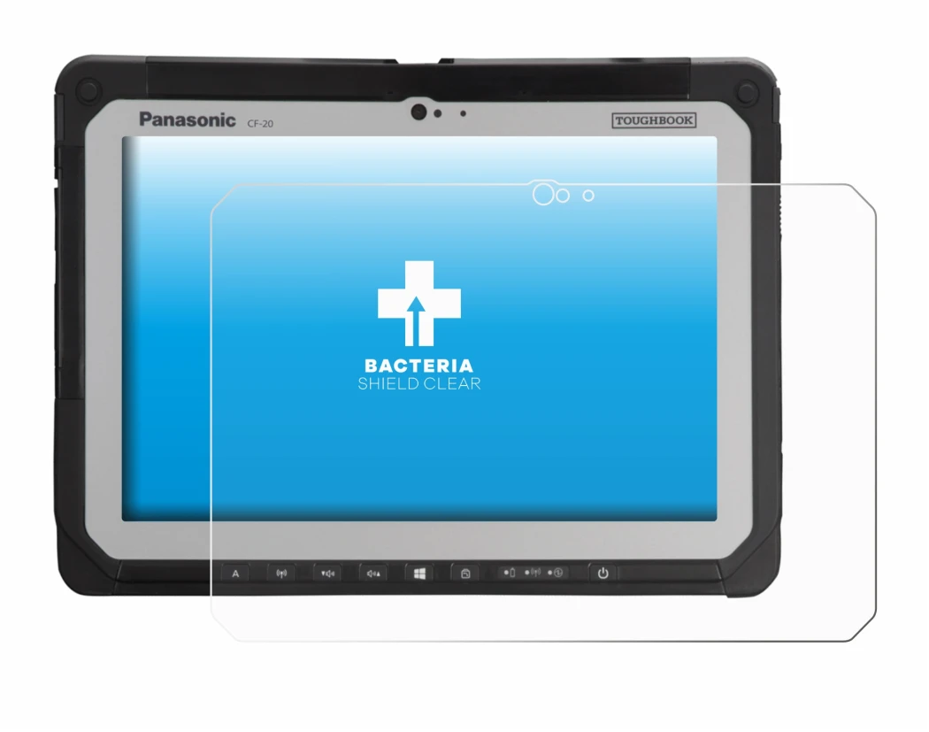 Image de l'appareil Panasonic Toughbook CF-20 MK1 avec une grande variété de protections d'écran.