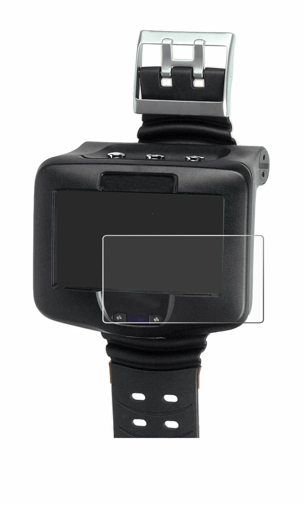 Image de l'appareil Uwatec Galileo Luna avec une grande variété de protections d'écran.