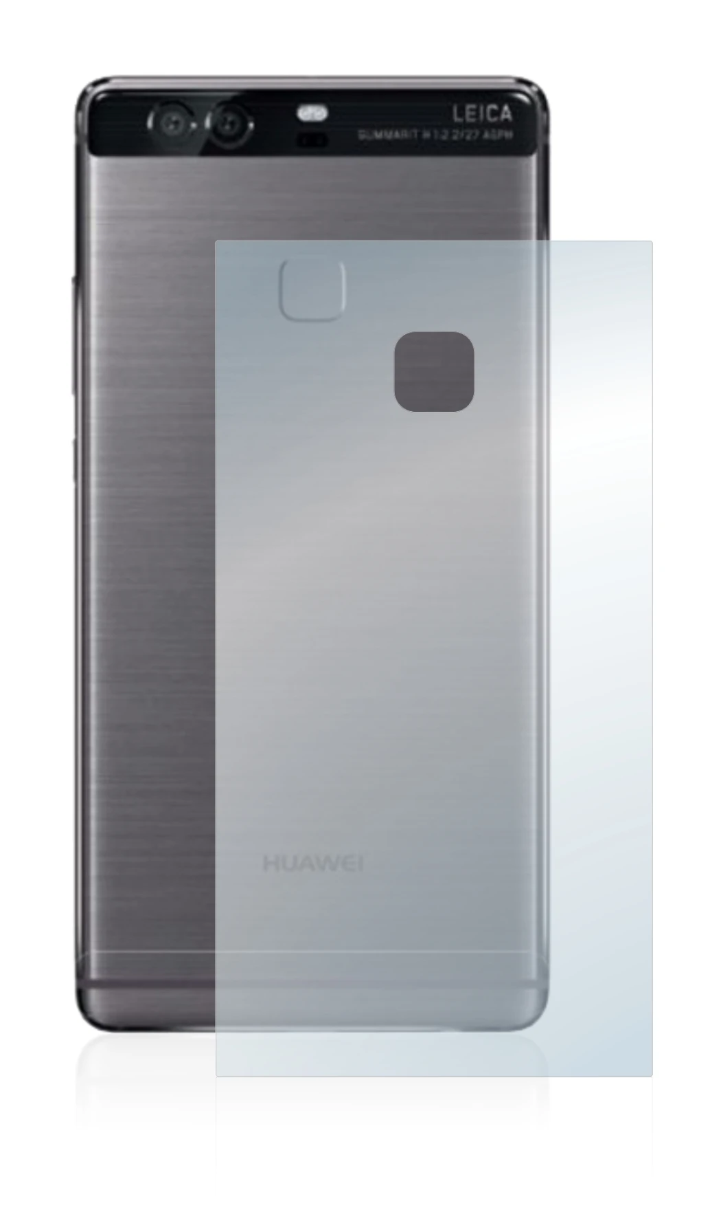 Image de l'appareil Huawei P9 Plus (Arrière) avec une grande variété de protections d'écran.