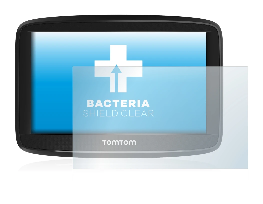 Image de l'appareil TomTom Start 52 avec une grande variété de protections d'écran.
