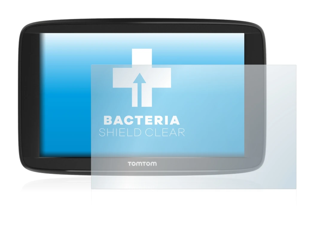 Image de l'appareil TomTom Start 62 avec une grande variété de protections d'écran.