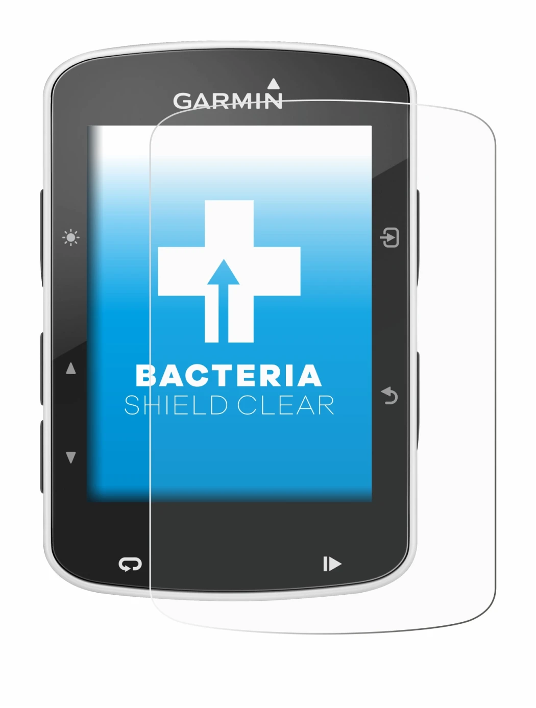 Image de l'appareil Garmin Edge 820 avec une grande variété de protections d'écran.