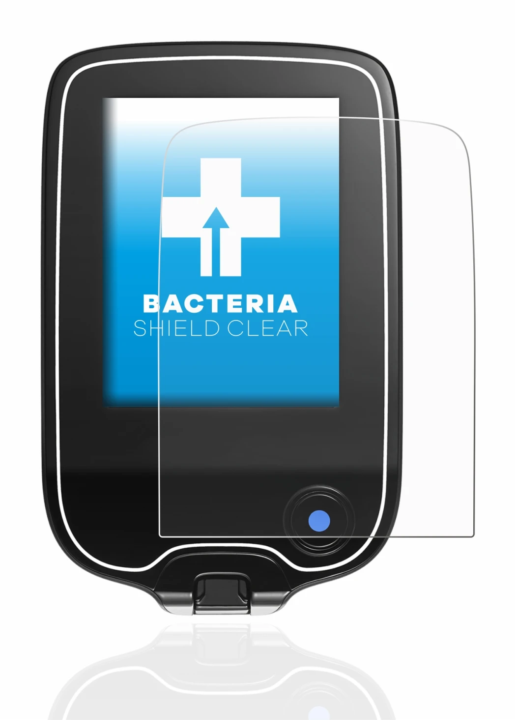 Image de l'appareil Freestyle Libre avec une grande variété de protections d'écran.