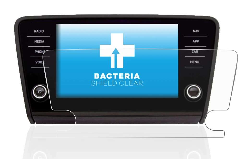 Image de l'appareil Skoda Octavia 2017 Infotainment System avec une grande variété de protections d'écran.