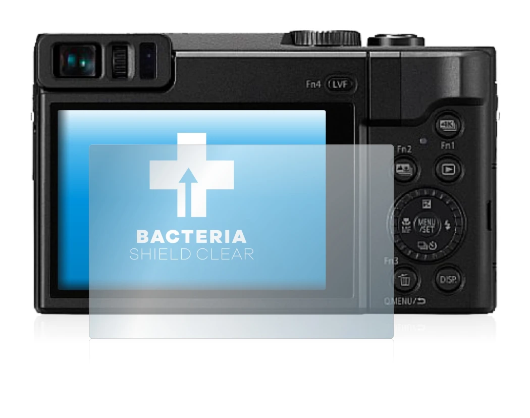 Image de l'appareil Panasonic Lumix DC-TZ91 avec une grande variété de protections d'écran.