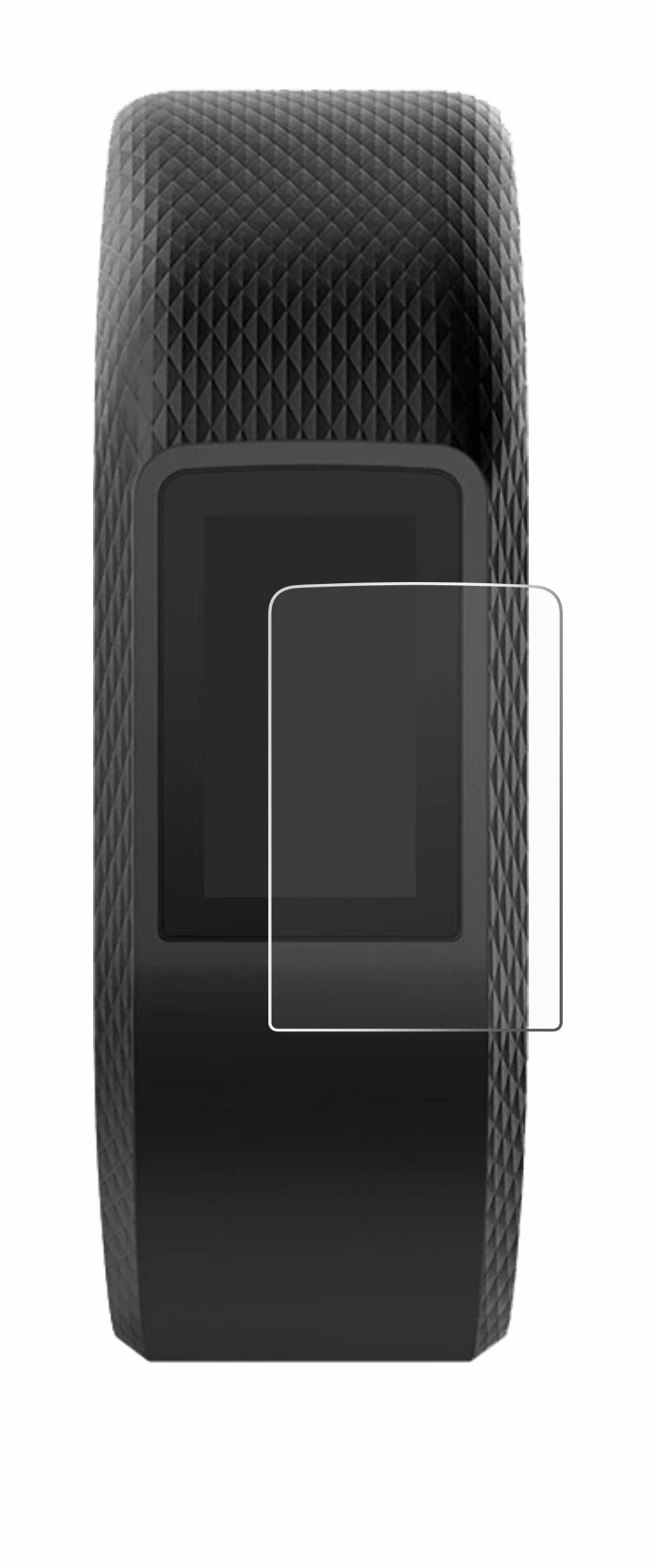 Image de l'appareil Garmin Vivosport avec une grande variété de protections d'écran.