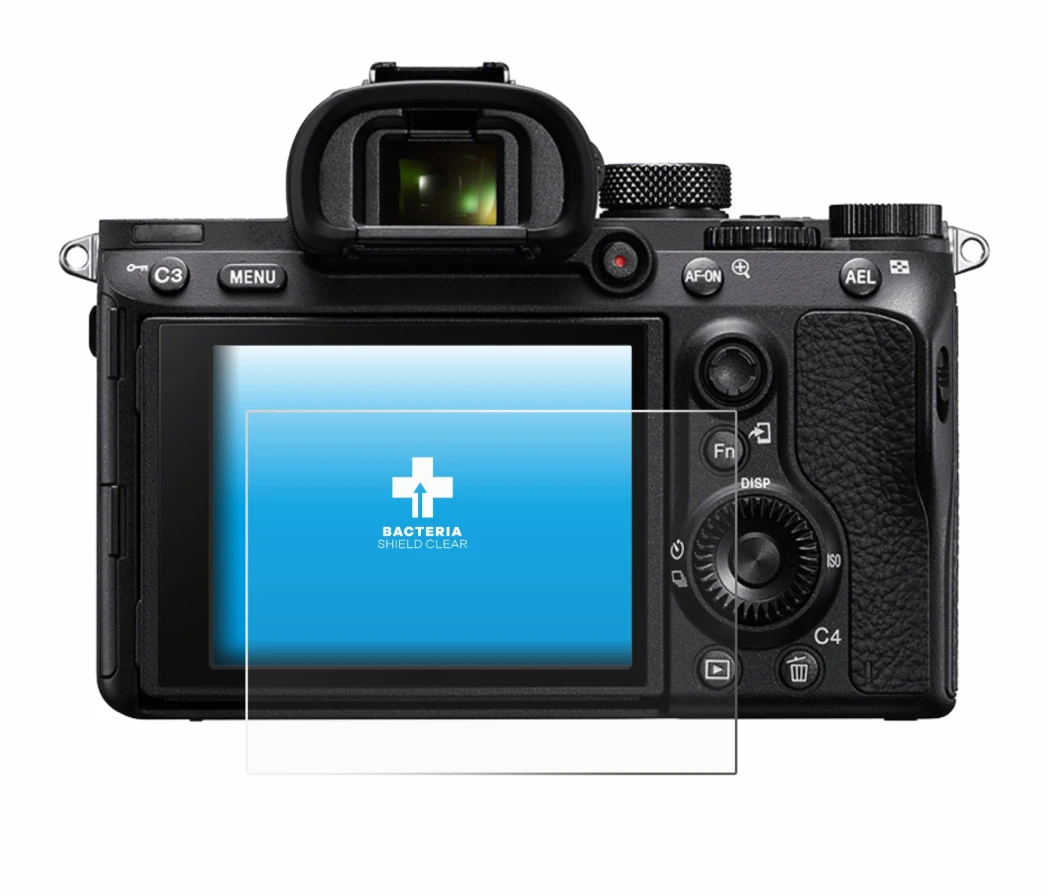Image de l'appareil Sony Alpha 7 III (ILCE-7M3) avec une grande variété de protections d'écran.