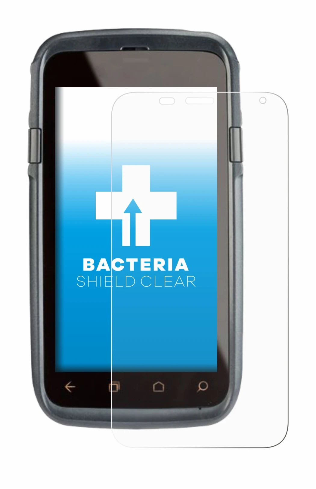 Image de l'appareil Honeywell Dolphin CT60 avec une grande variété de protections d'écran.