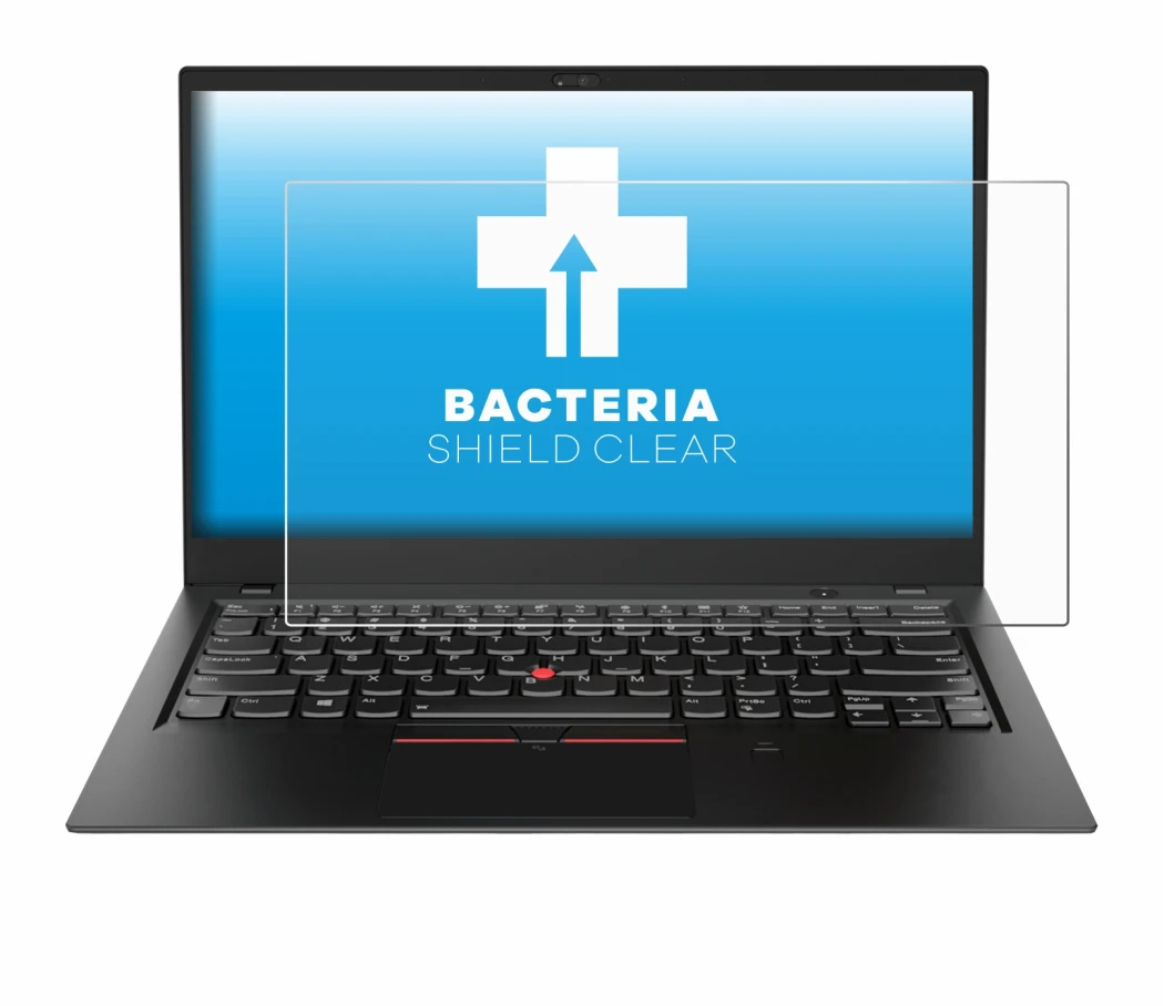 Image de l'appareil Lenovo ThinkPad X1 Carbon (6ème Gen.) avec une grande variété de protections d'écran.