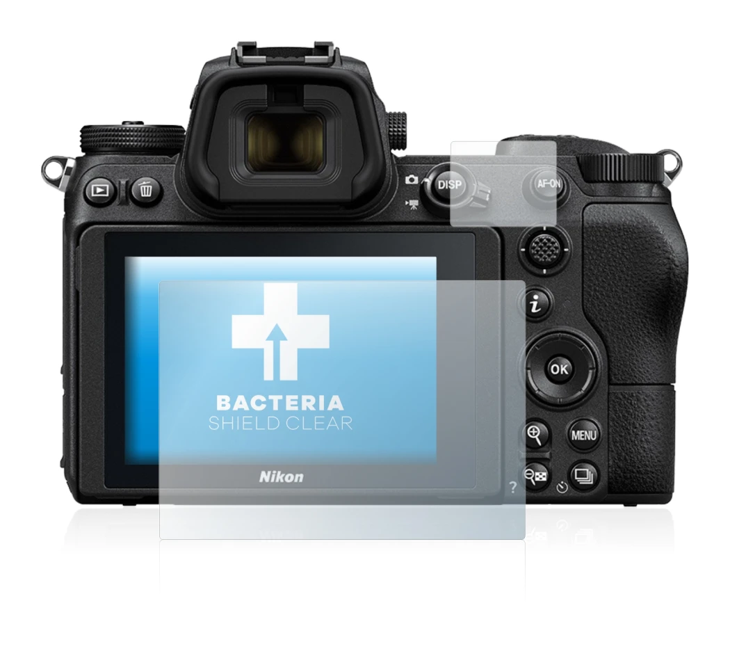 Image de l'appareil Nikon Z 6 avec une grande variété de protections d'écran.