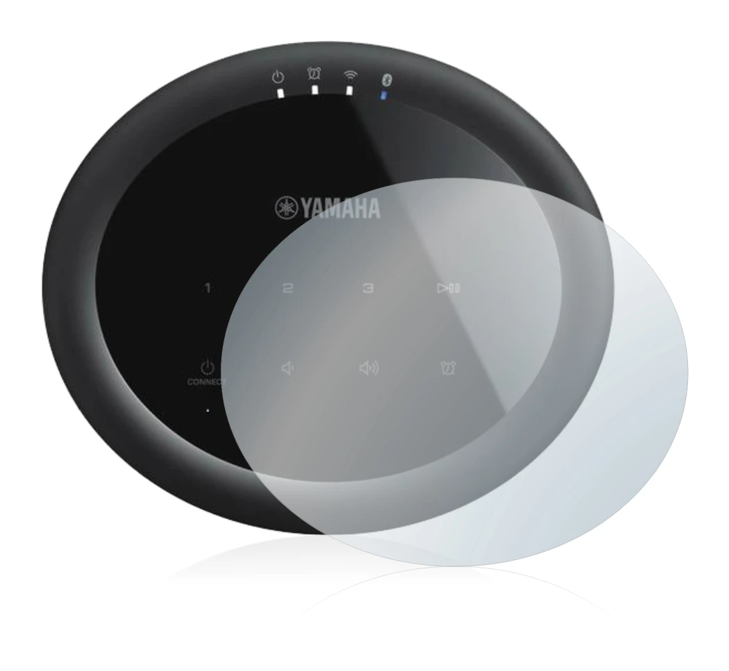 Image de l'appareil Yamaha MusicCast 20 avec une grande variété de protections d'écran.