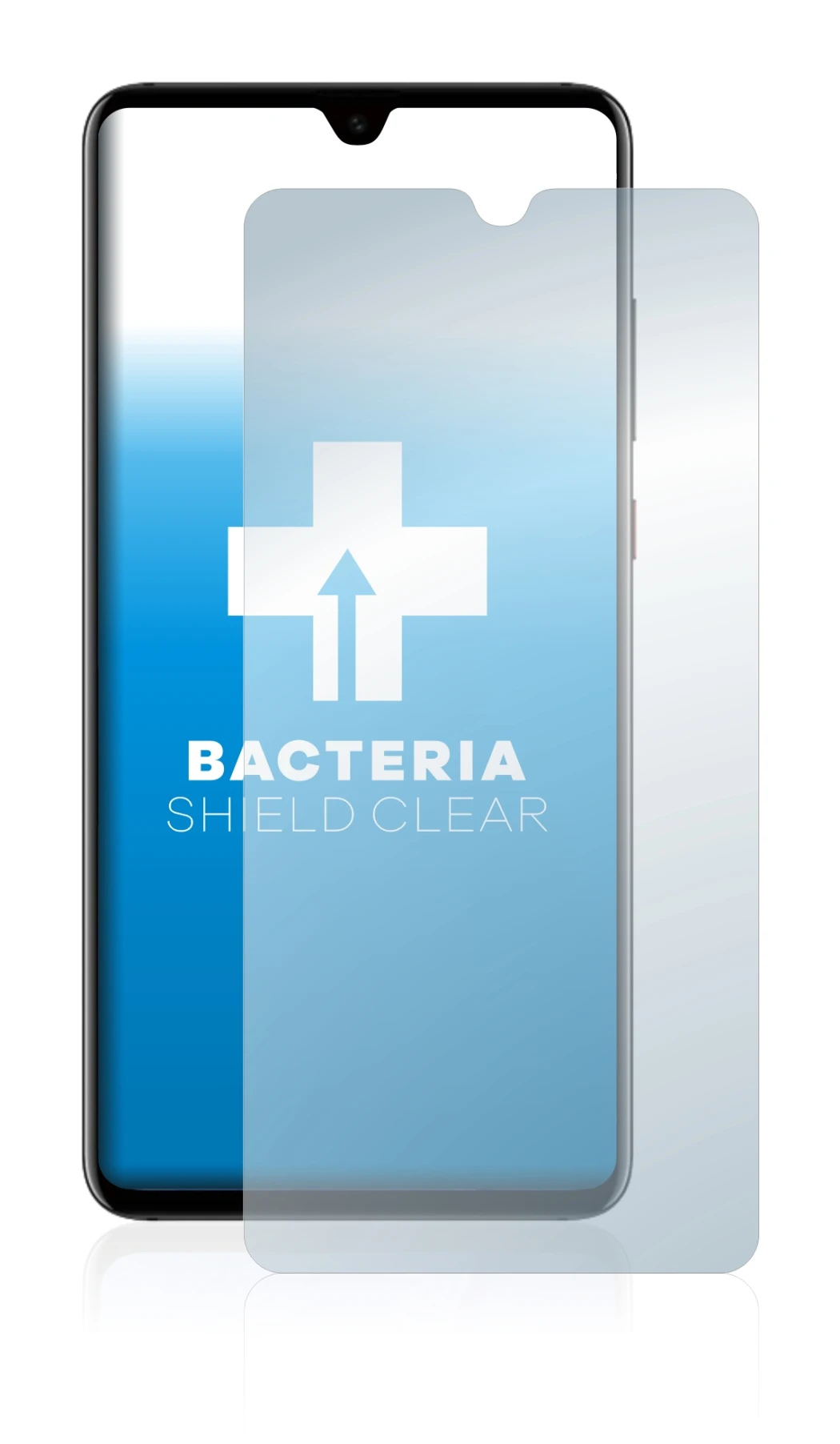 Image de l'appareil Huawei Mate 20 avec une grande variété de protections d'écran.